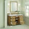 James Martin Vanities 48'' Single Vanity, Light Natural Oak w/ 3 CM Ethereal Noctis Quartz Top 424-V48-LNO-3ENC - alternate 4